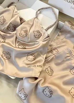 Атласна піжама “hello kitty” 🐱