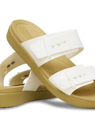 Шлепанцы crocs brooklyn buckle, w9