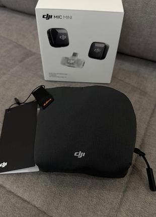 Мікрофонна система dji mic mini mobile version (2 tx + 1 mobile rx)