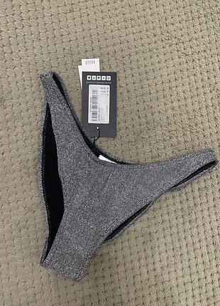 Срібні трусики від купальника loavies m