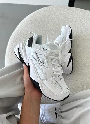 👟 кроссовки nike m2k white black / наложка bs👟