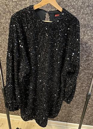 Сукня misspap чорна з паєтками вечірня / party dress