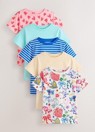 Комплект футболок next 5 шт ❤️