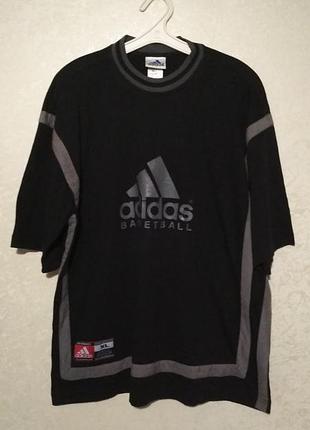 Футболка adidas basketball (l-xl) vintage rare редкая оригинал