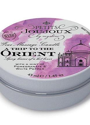 Массажная свечa petits joujoux - orient - pomegranate and white pepper (43 мл) с афродизиаками royal style