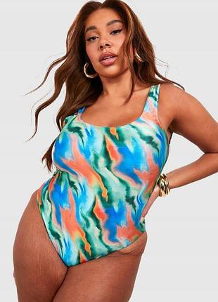 Слитный купальник boohoo uk22 xxl