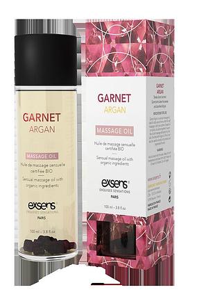 Массажное масло exsens garnet argan (чувственное с гранатом) 100мл, натуральное royal style