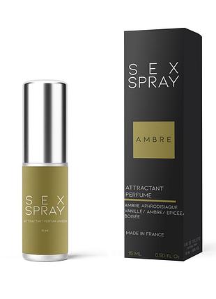 Мужские духи с феромонами - sex spray ambre, 15 мл royal style