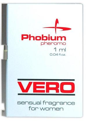 Духи с феромонами для женщин phobium pheromo vero, 1 ml royal style
