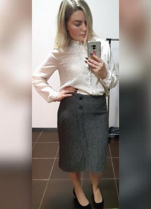 🖤 блуза в горох от h&m