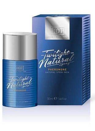 Спрей з феромонами чоловічий без запаху hot twilight pheromone natural spray men 50 ml royal style