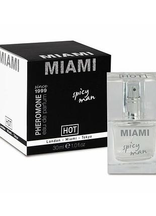 Чоловічі парфуми з феромонами hot pheromone perfume miami men 30 ml royal style