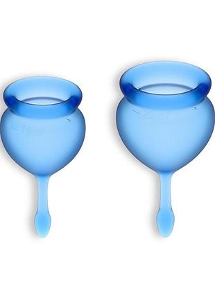Менструальні чаші feel good menstrual cup dark blue royal style