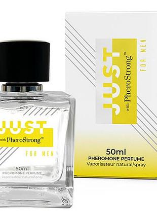 Туалетная вода с феромонами just with pherostrong for men 50 ml, 3200066 royal style