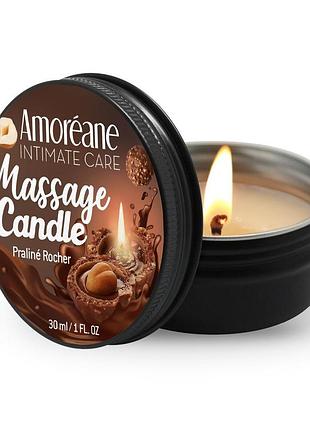 Массажная свеча swieca massage candle praline rocher (30ml) royal style