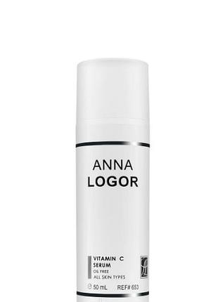 Сироватка з вітаміном c для всіх типів шкіри anna logor vitamin c serum 50 мл