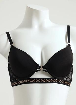 Гладкий бюстгальтер monogram strappy 85a 80b с пуш ап