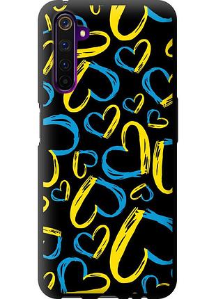 Чохол tpu патріотичний на телефон realme 6 pro серця ua "5292b-1893-58250"