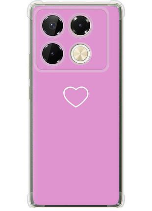 Чехол силикон с усиленными углами на телефон infinix note 40 pro 4g сердце 2 "4863sp-3691-58250"