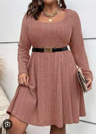 Стильна сукня міді батал бохо