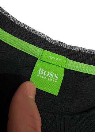 Оригинальный мужской свитшот hugo boss размер s черный котоновый лонгслив батник мужское худи мужская кофта хюго бос хлопковый толстовка  ,1 4