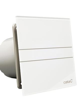 Вентилятор cata e-100 g білий панель скло
