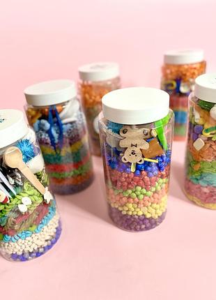 Сенсорні баночки для дитячої гри