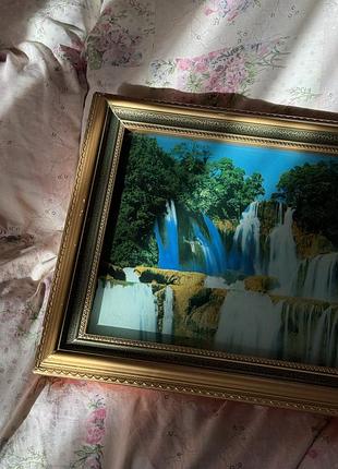 Вінтажна картина з підсвіткою (в розетку)