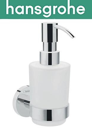 Дозатор для жидкого мыла hansgrohe (art 41714000) настенный logis, хром