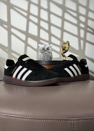 🌺женские кроссовки adidas spezial black white