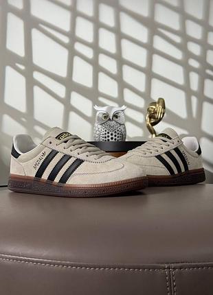 💎мужские кроссовки adidas spezial beige black