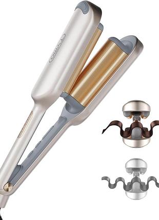 Плойка для волос tymo rovy wave curling iron инструмент для завивки волос для глубокого завивки, ионная плойка beach waves