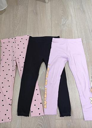 Набір лосінів, на дівчинку, весна літо, 3-4 роки