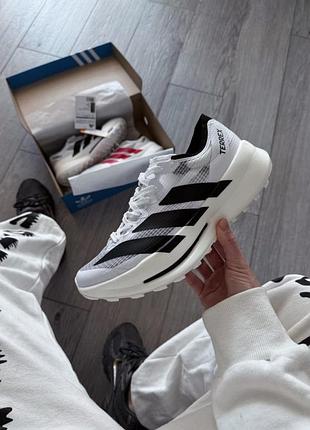 Мужские кроссовки adidas terrex adizero ultra 2 white/black / smb+ 🔗