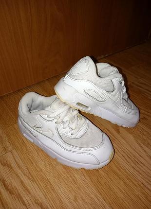 Кожаные кроссовки nike air max, 27р