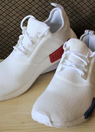 Кроссовки adidas nmd_r1 gz7925 оригинал размер 43 белое стан идеально