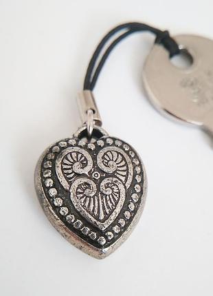 Брелок подвеска для ключей сердечко