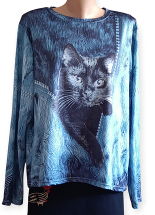 Світшот з принтом,батал