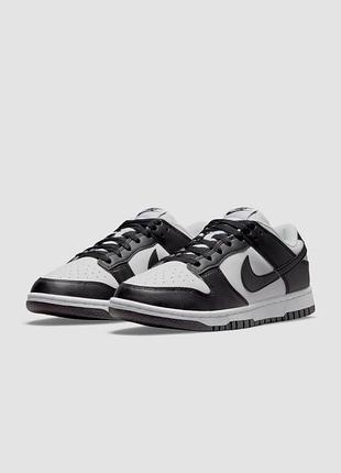 Кросівки жіночі nike dunk low panda w white/black
