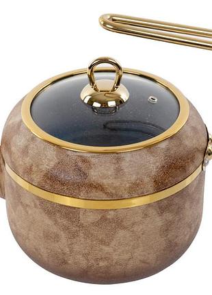 Чайник brioni royal stone ti̇gereye gold 2,5 л