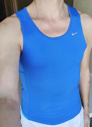 Мужская спортивная легкоатлетическая майка nike miler singlet (519694 401)