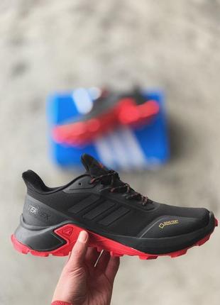 Adidas terrex gtx black / red 🆕шикарные кроссовки адидас🆕купить наложенный платёж7 фото