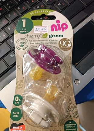 Пустушка латекс вишенька nip