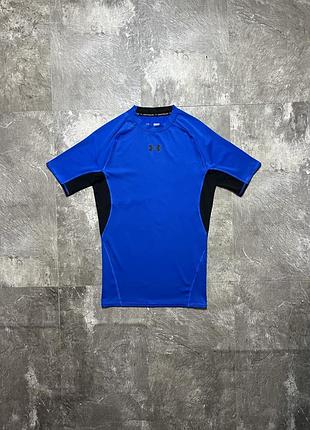 Компресійна футболка under armour heatgear андер армор рашгард м-s