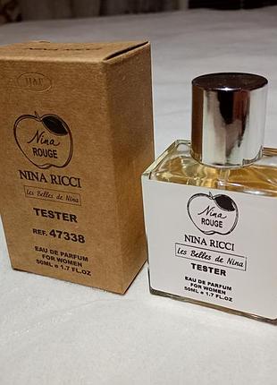 Парфюмированная вода (eau de parfum) nina ricci - nina rouge (tester), линейка: les belles de nina, икрана производства: франция (made in sign)объем: 50 мл