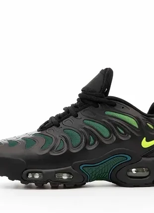 Мужские кроссовки nike air max tn plus drift black volt fd4290-006, черные найк аир макс тн плюс дрифт