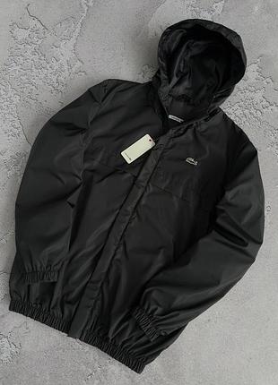 Ветровка lacoste мужская черная