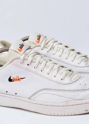 Nike 44р кроссовки кожаные белые кеды