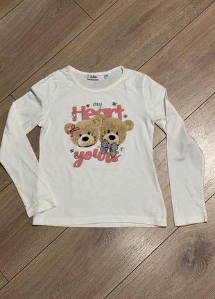 Кофтинка з довгим рукавом для дівчинки blu kids
