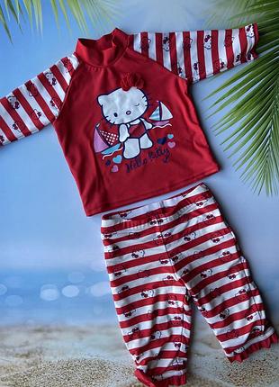 Купальник, купальний костюм для дівчинки з кітті hello kitty